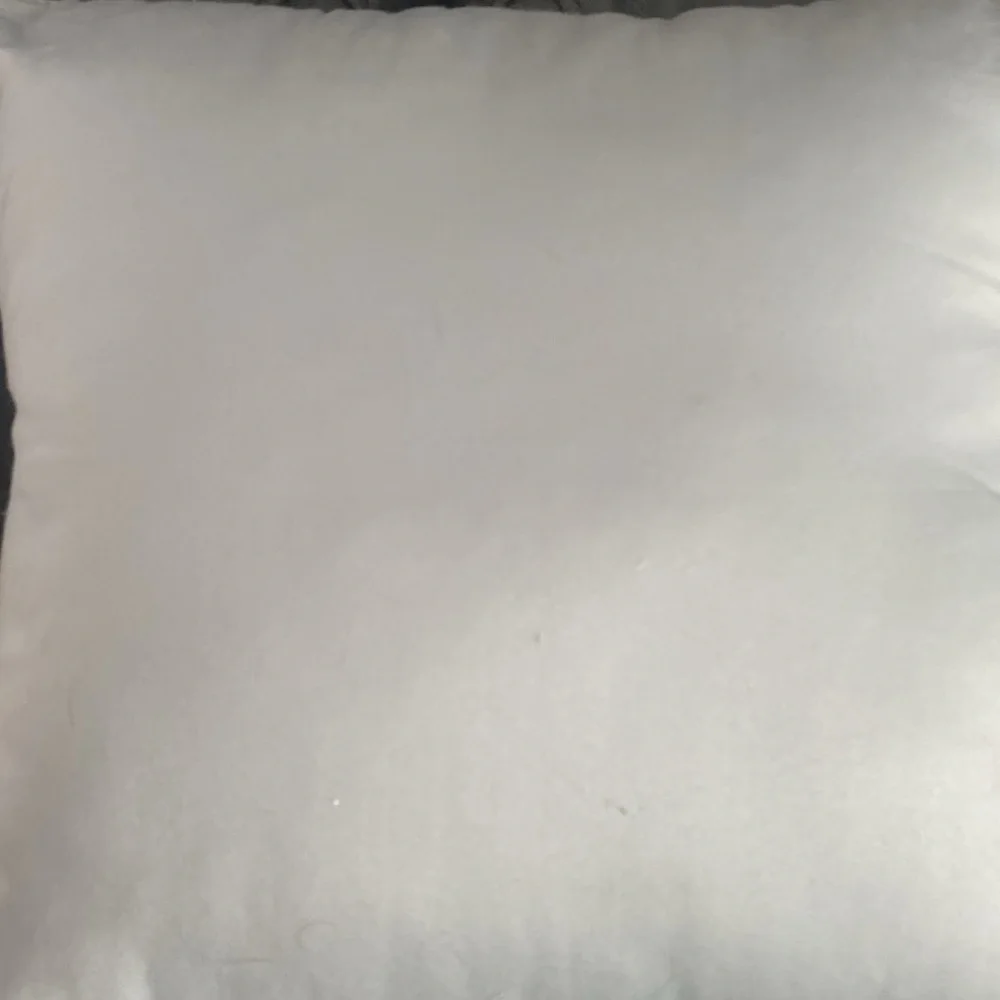Decorative pillow with silver thread 12/12in